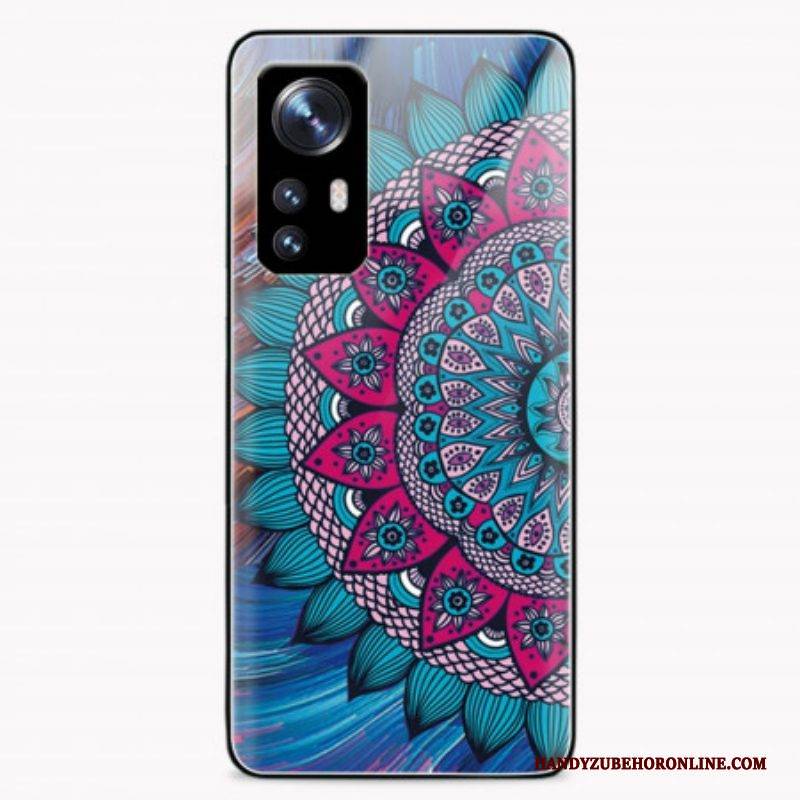 Handyhülle Für Xiaomi 12 / 12X Mandala-gehärtetes Glas