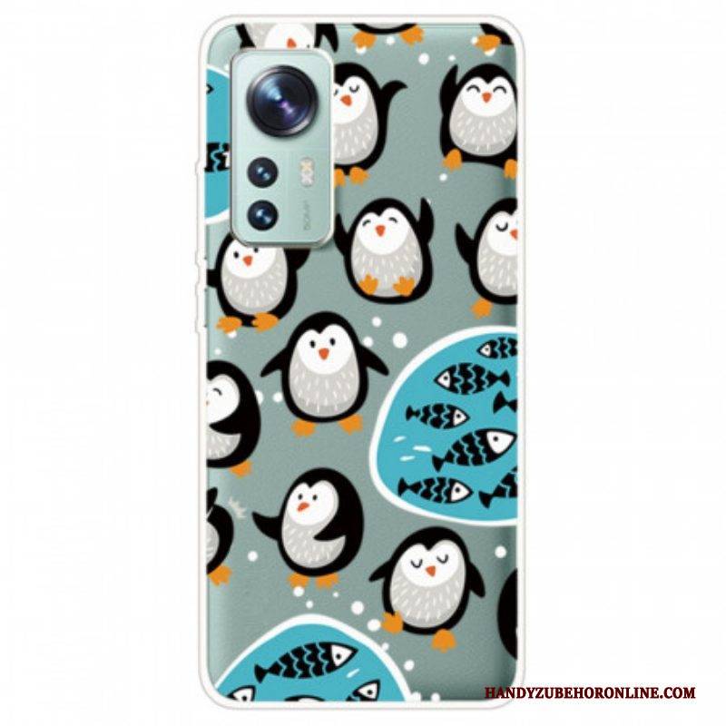 Handyhülle Für Xiaomi 12 / 12X Pinguine Und Fische