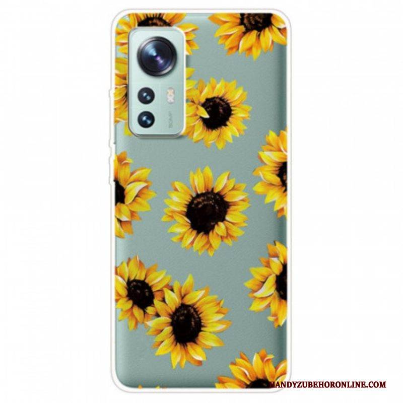 Handyhülle Für Xiaomi 12 Pro Silikon-sonnenblumen