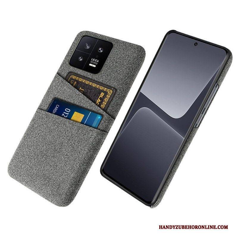 Handyhülle Für Xiaomi 13 Kartenhalter-stoff