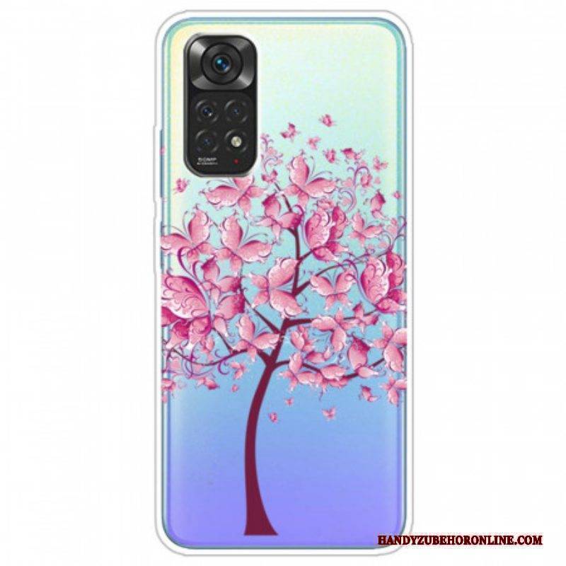 Handyhülle Für Xiaomi Redmi Note 11 Pro / 11 Pro 5G Rosa Baumkrone