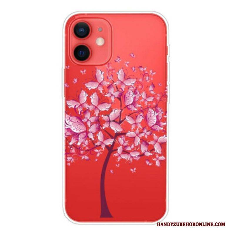 Handyhülle Für iPhone 13 Mini Rosa Baumkrone