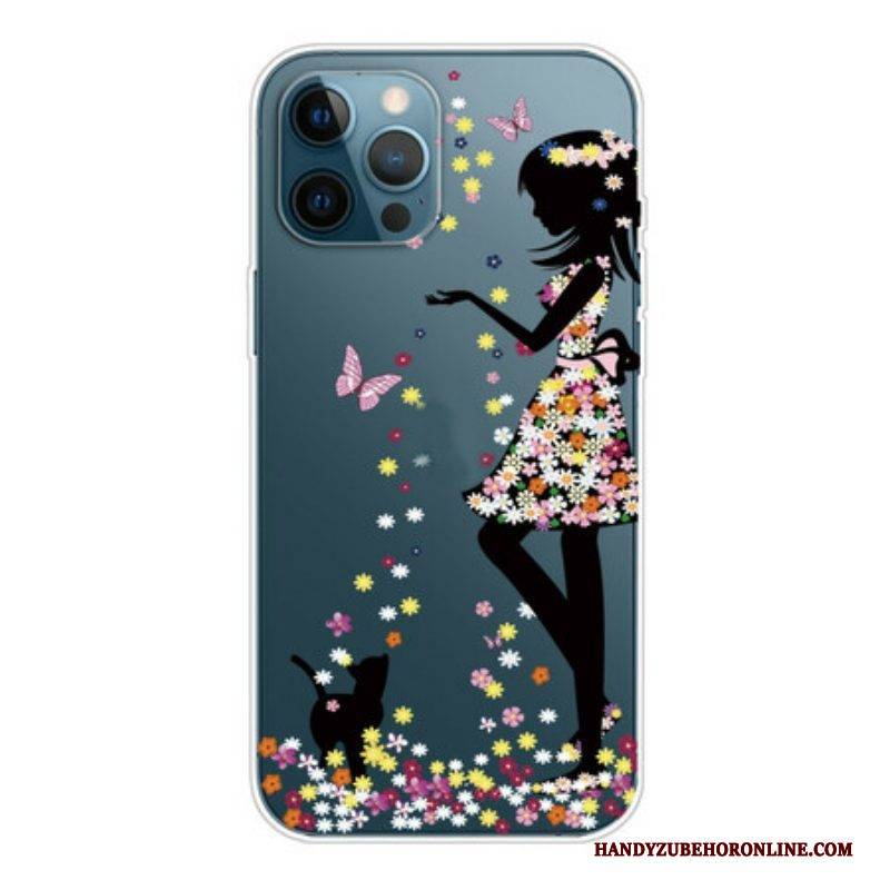 Handyhülle Für iPhone 13 Pro Blumenmädchen