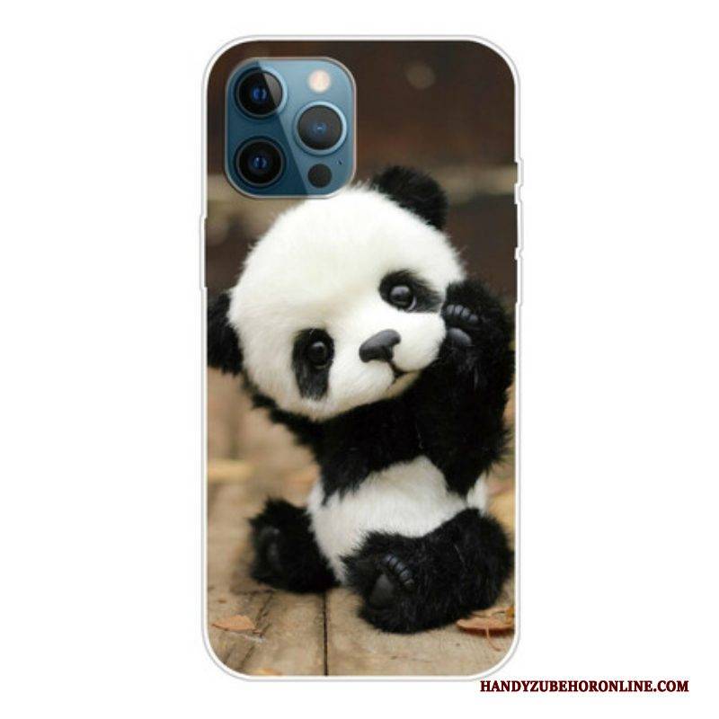 Handyhülle Für iPhone 13 Pro Max Flexibler Panda