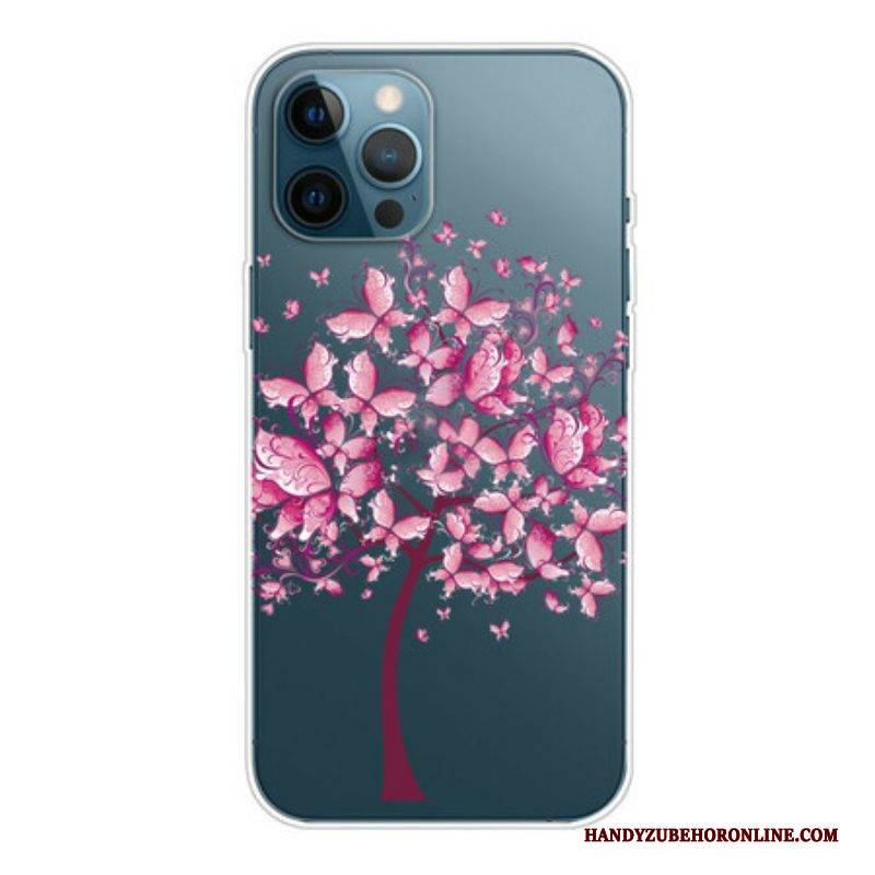 Handyhülle Für iPhone 13 Pro Rosa Baumkrone