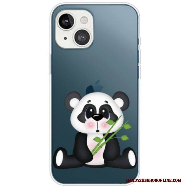 Handyhülle Für iPhone 14 Plus Nahtloser Trauriger Panda