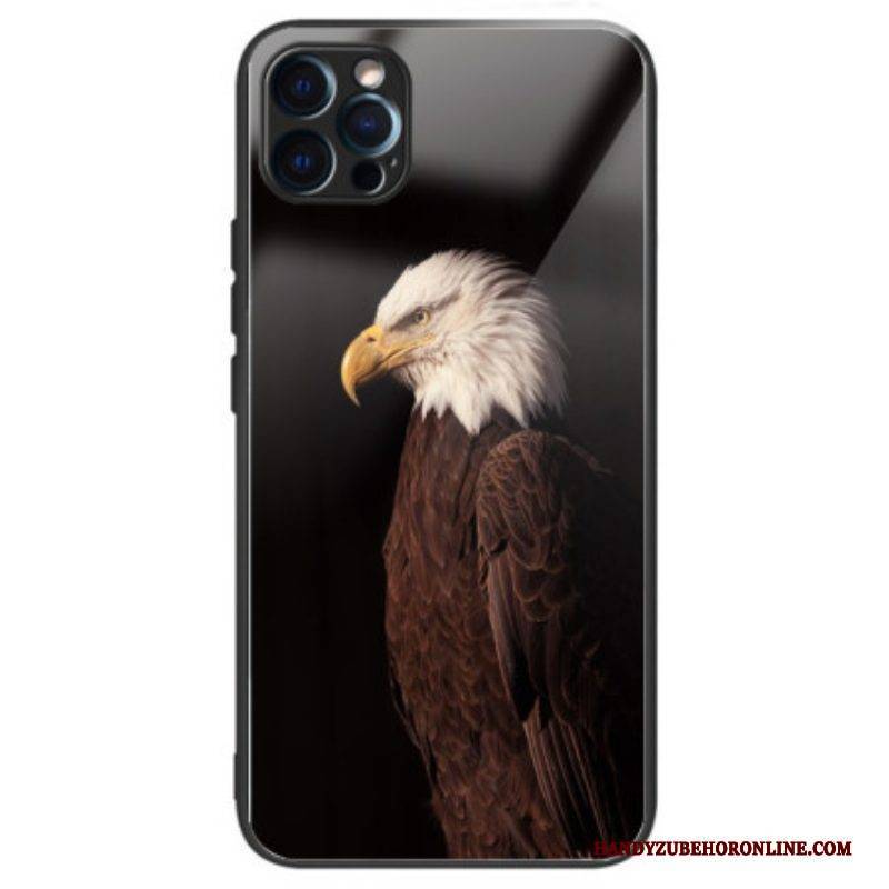 Handyhülle Für iPhone 14 Pro Max Eagle Gehärtetes Glas