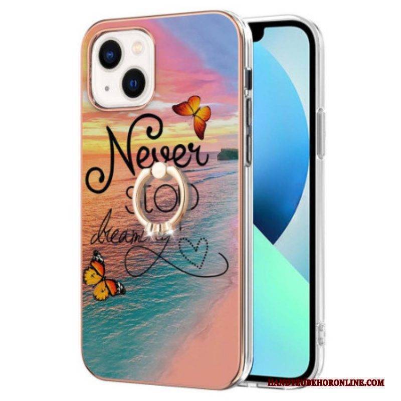 Handyhülle Für iPhone 15 Plus „never Stop Dreaming“-unterstützungsring