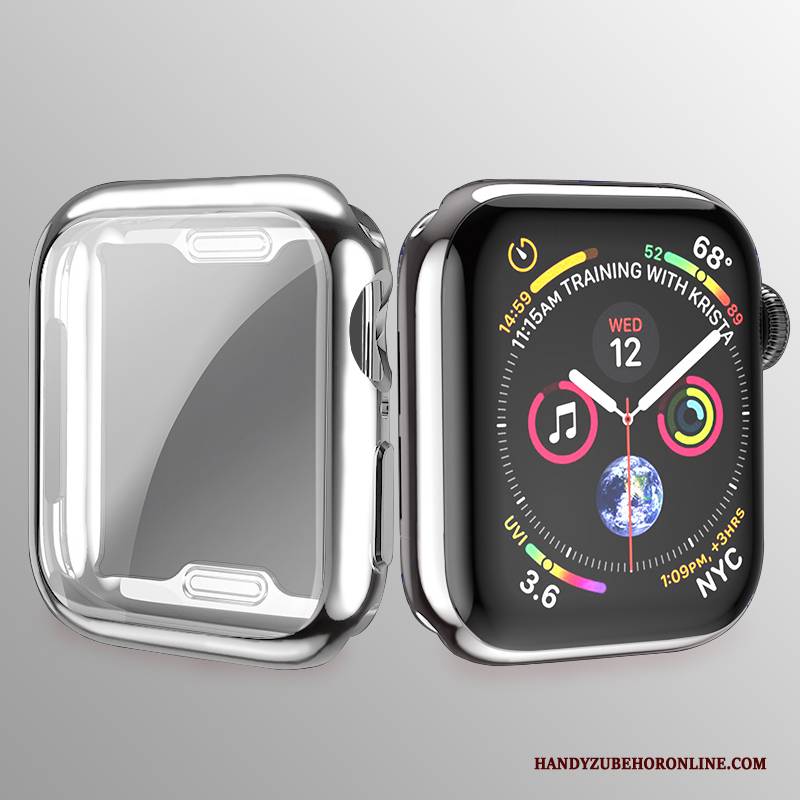 Hülle Apple Watch Series 2 Schutz Schlank Überzug, Case Apple Watch Series 2 Taschen Silber