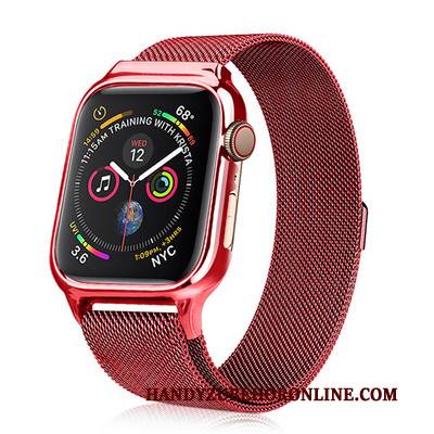Hülle Apple Watch Series 3 Metall Rot Neu, Case Apple Watch Series 3 Taschen