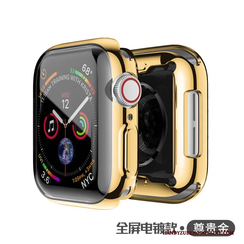 Hülle Apple Watch Series 3 Taschen Gold Jeden Tag, Case Apple Watch Series 3 Metall Transparent Überzug