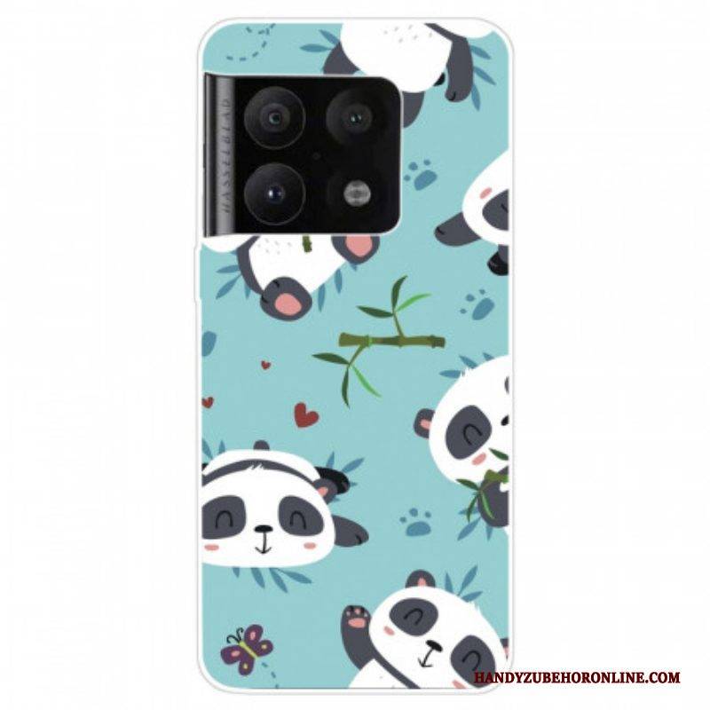 Hülle Für OnePlus 10 Pro 5G Ein Haufen Pandas