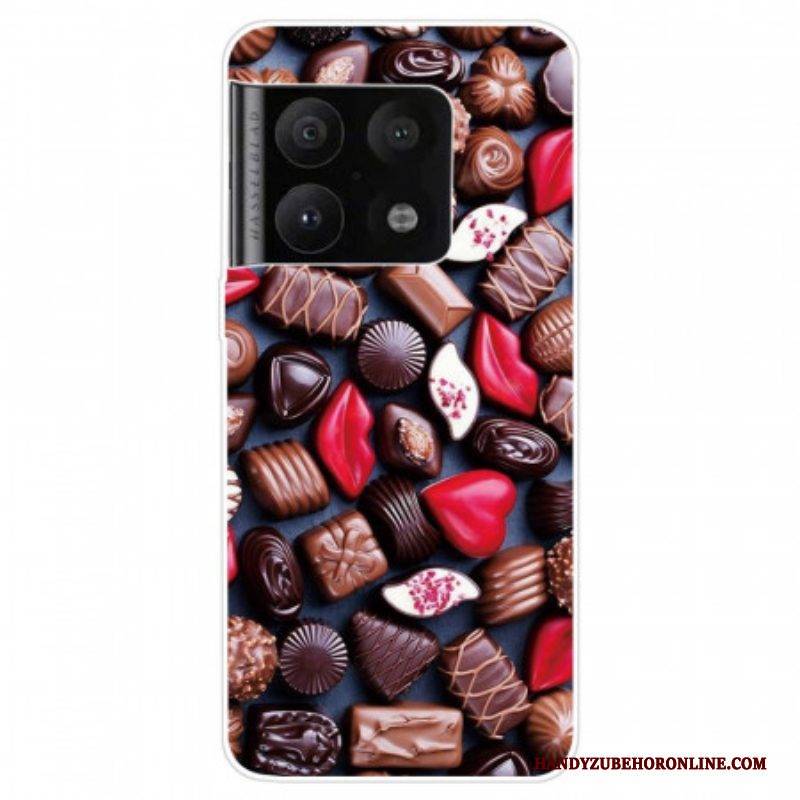 Hülle Für OnePlus 10 Pro 5G Flexible Schokolade