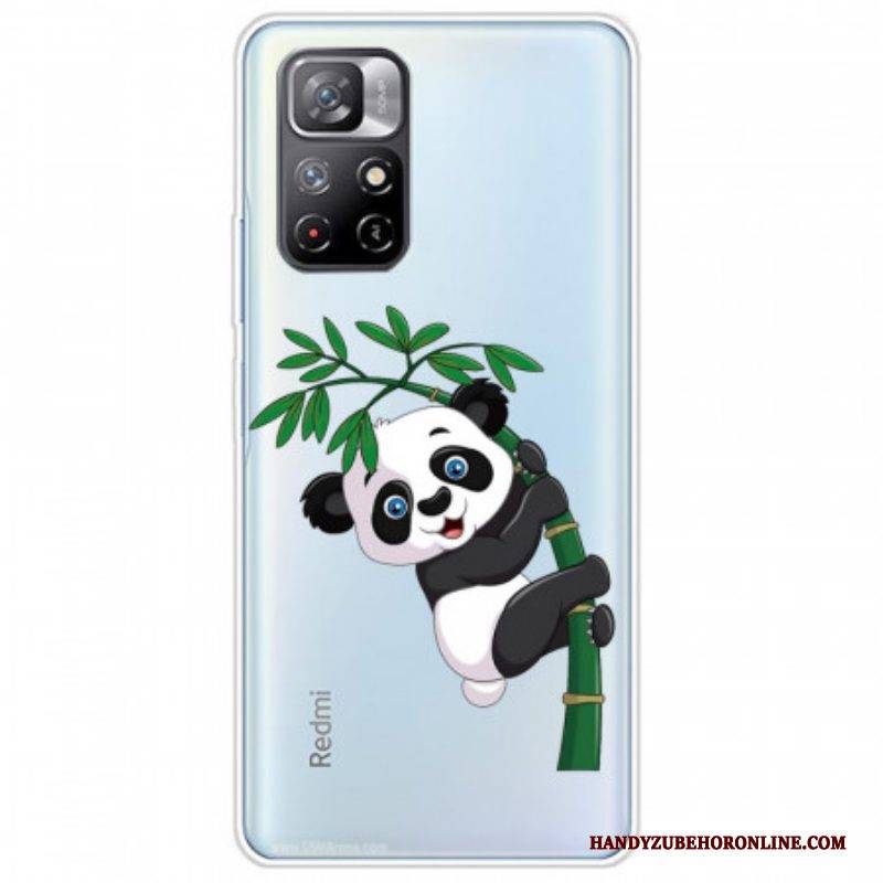 Hülle Für Poco M4 Pro 5G Panda Auf Bambus