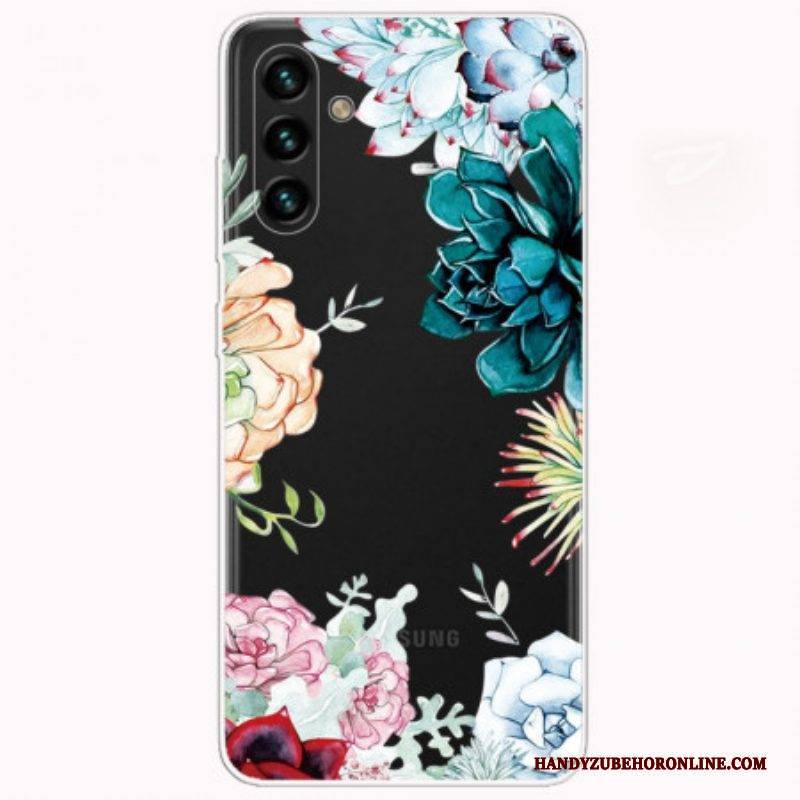 Hülle Für Samsung Galaxy A13 5G / A04s Aquarellblumen