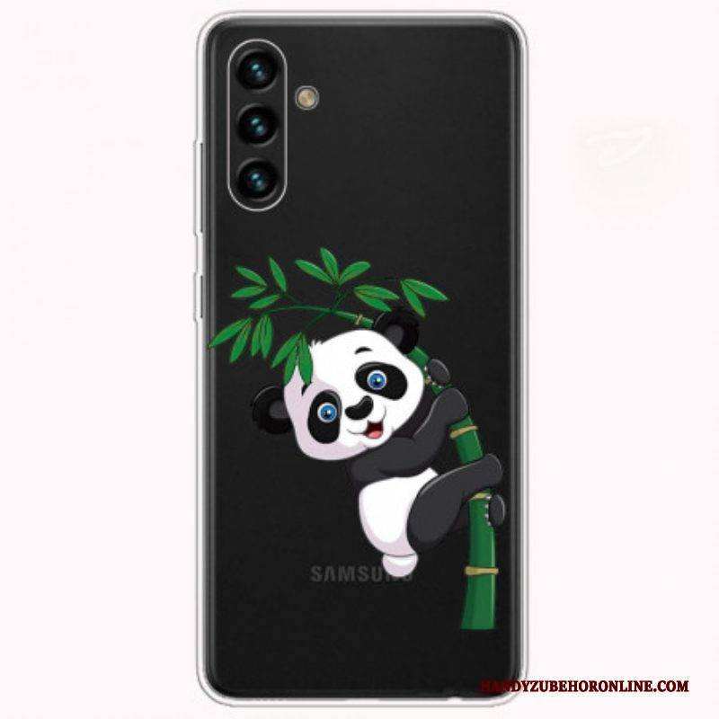 Hülle Für Samsung Galaxy A13 5G / A04s Panda Auf Bambus