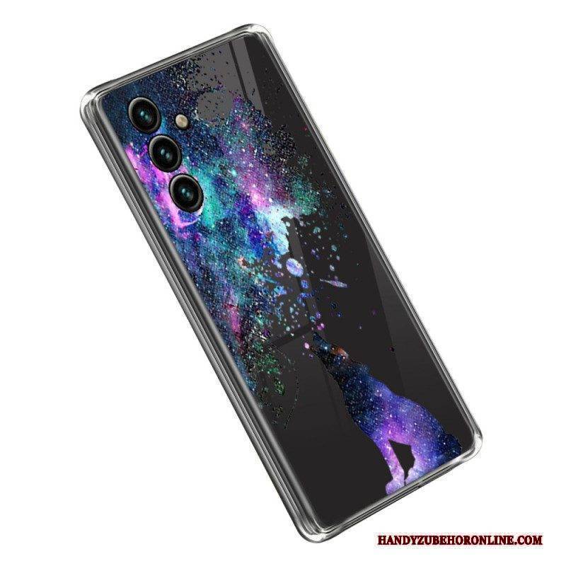 Hülle Für Samsung Galaxy A14 / A14 5G Nahtloser Wilder Wolf