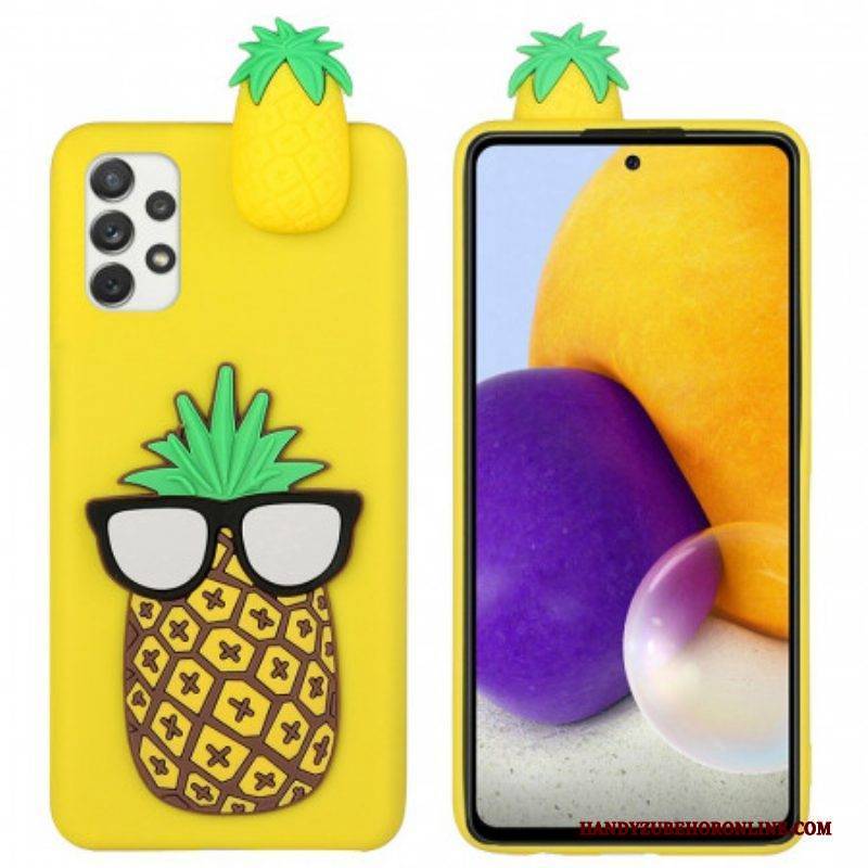 Hülle Für Samsung Galaxy A53 5G Ananas-3d-brille