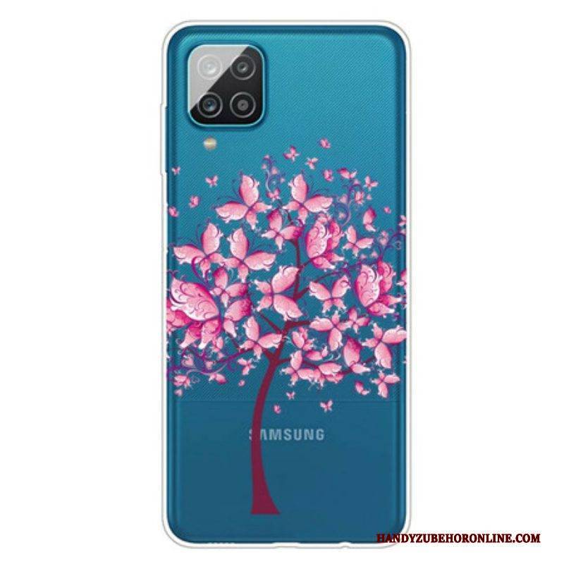 Hülle Für Samsung Galaxy M12 / A12 Spitzenbaum