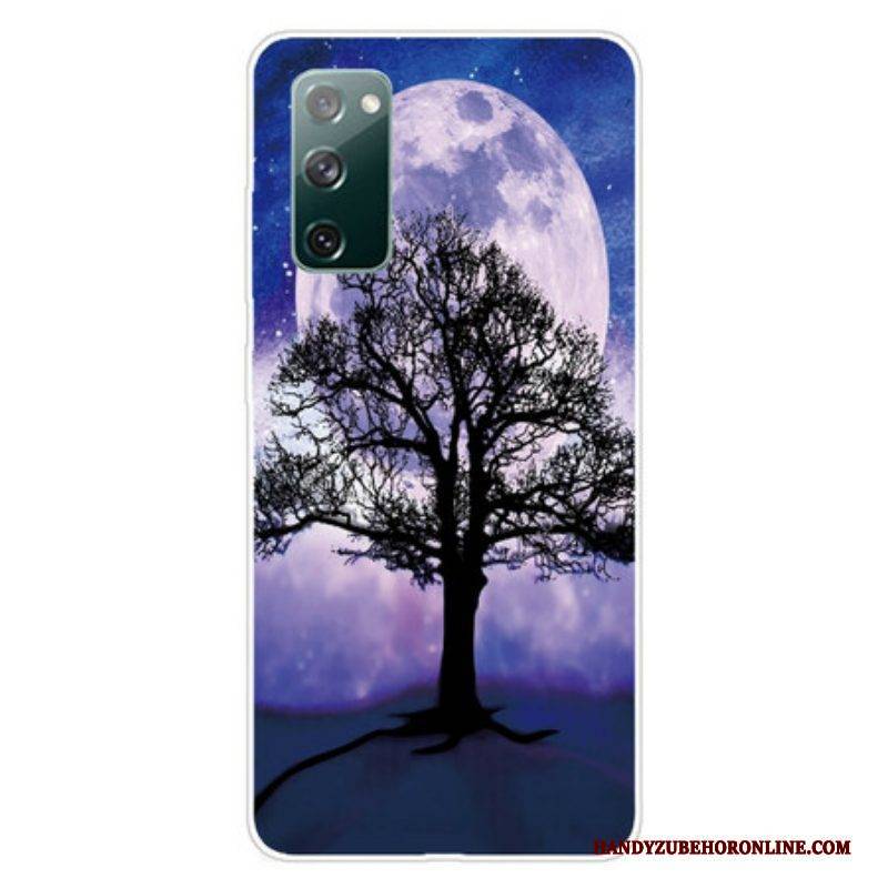 Hülle Für Samsung Galaxy S20 FE Baum Und Mond