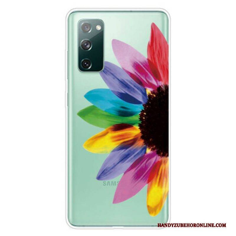 Hülle Für Samsung Galaxy S20 FE Bunte Blume