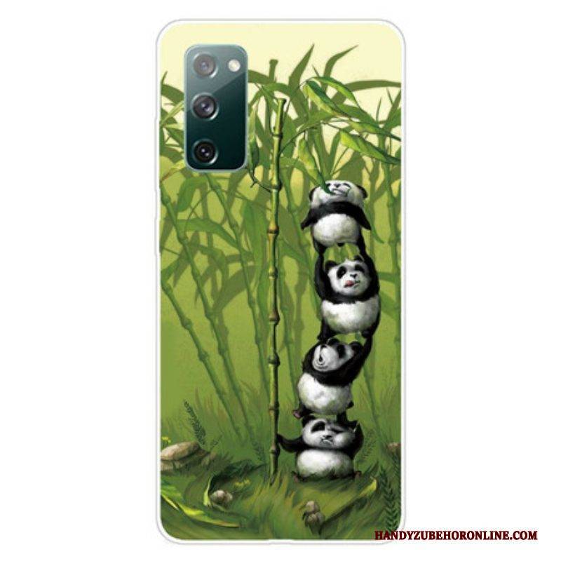 Hülle Für Samsung Galaxy S20 FE Ein Haufen Pandas