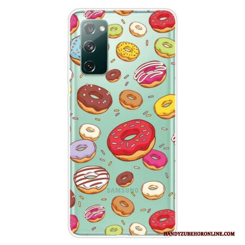 Hülle Für Samsung Galaxy S20 FE Ich Liebe Donuts