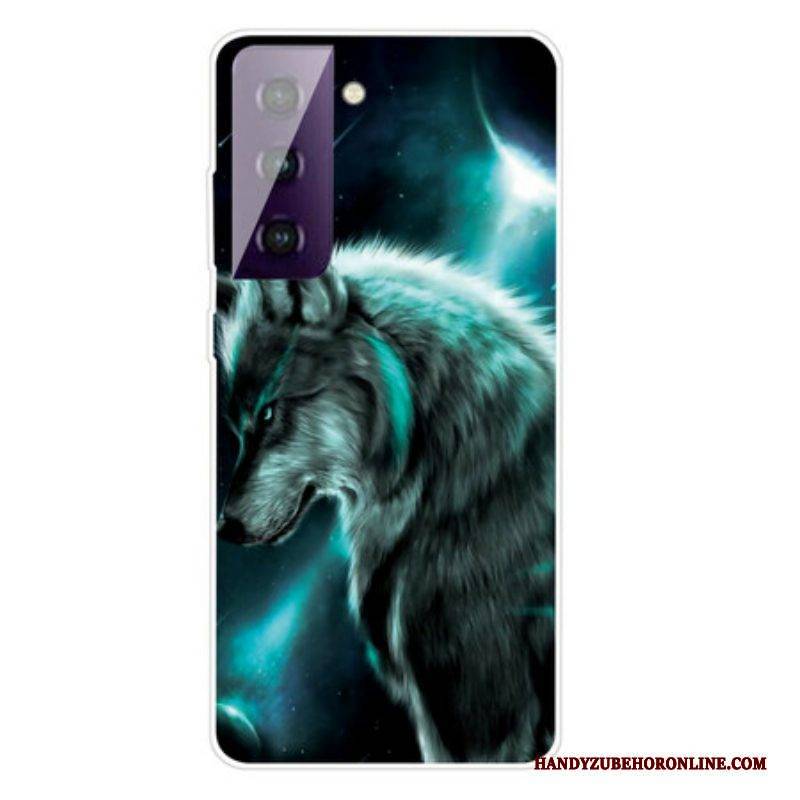 Hülle Für Samsung Galaxy S21 Plus 5G Königlicher Wolf