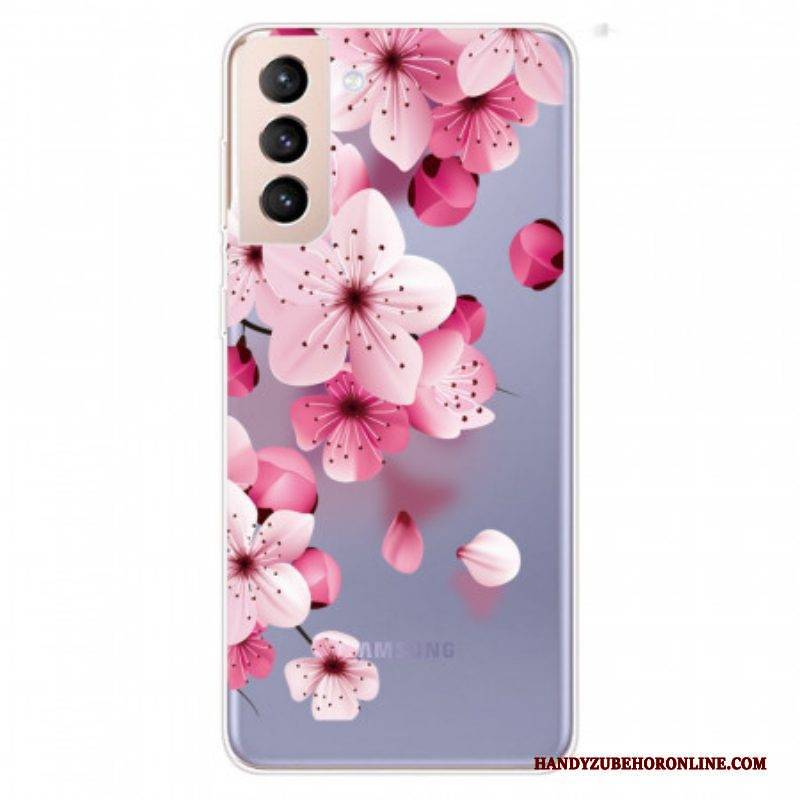 Hülle Für Samsung Galaxy S22 5G Kleine Rosa Blumen