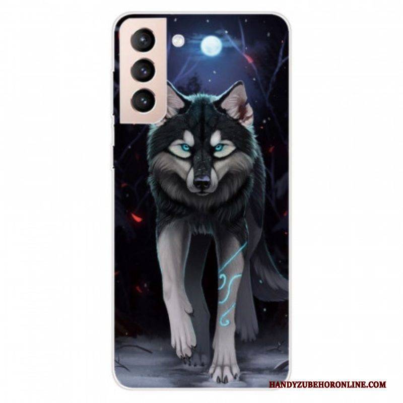 Hülle Für Samsung Galaxy S22 5G Königlicher Wolf