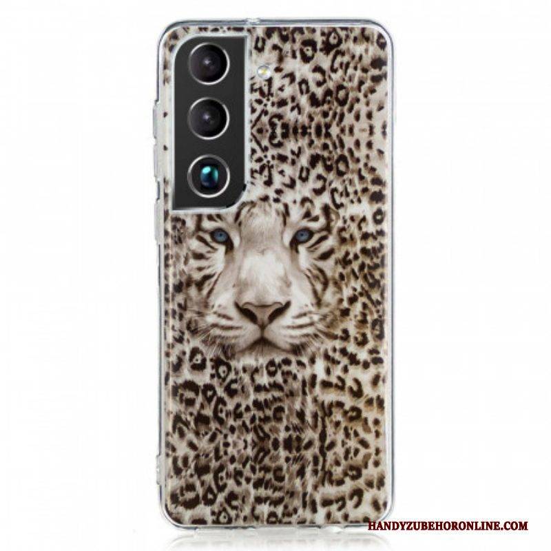 Hülle Für Samsung Galaxy S22 5G Leopard Fluoreszierend