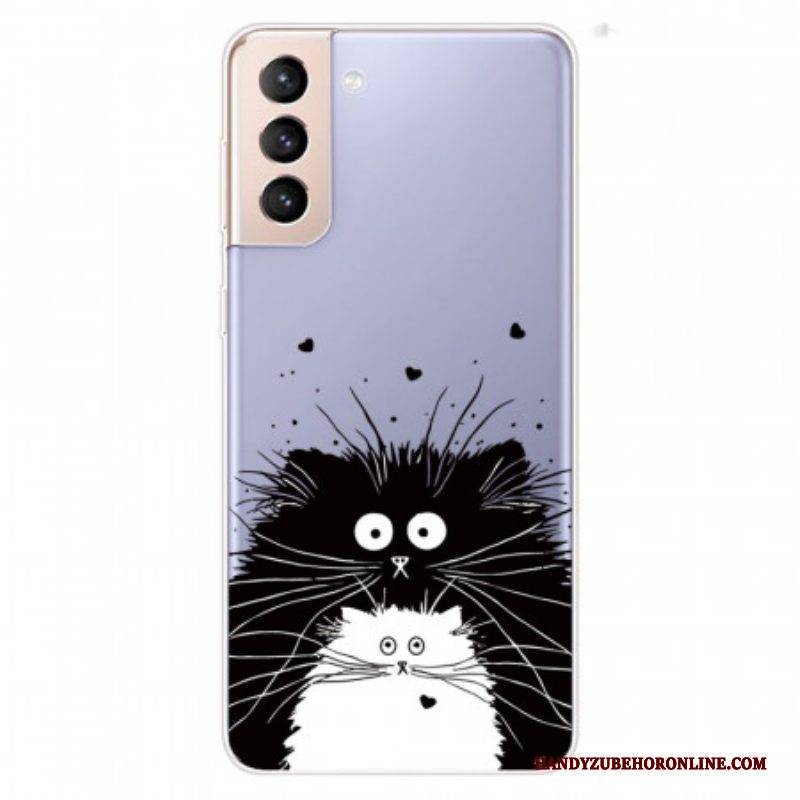 Hülle Für Samsung Galaxy S22 5G Schauen Sie Sich Die Katzen An