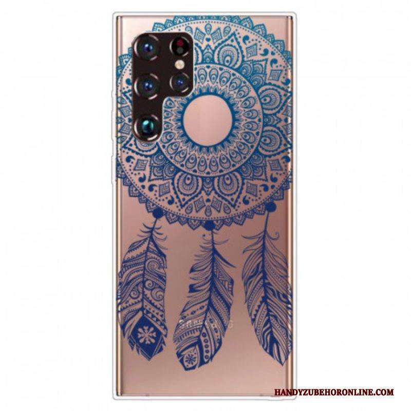 Hülle Für Samsung Galaxy S22 Ultra 5G Einzelnes Blumenmandala