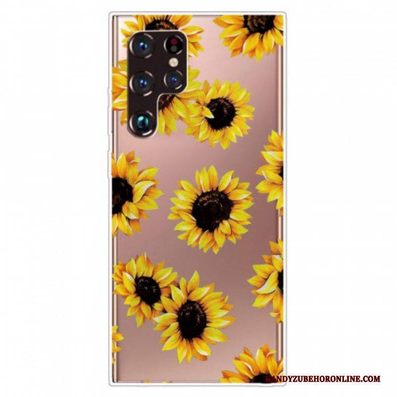 Hülle Für Samsung Galaxy S22 Ultra 5G Sonnenblumen