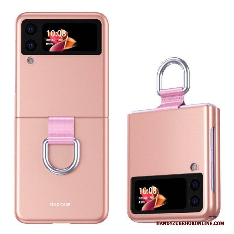 Hülle Für Samsung Galaxy Z Flip 3 5G Flip Case Skin-touch Mit Ring