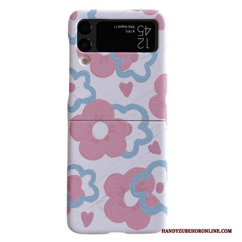 Hülle Für Samsung Galaxy Z Flip 4 Flip Case Schöne Blumen