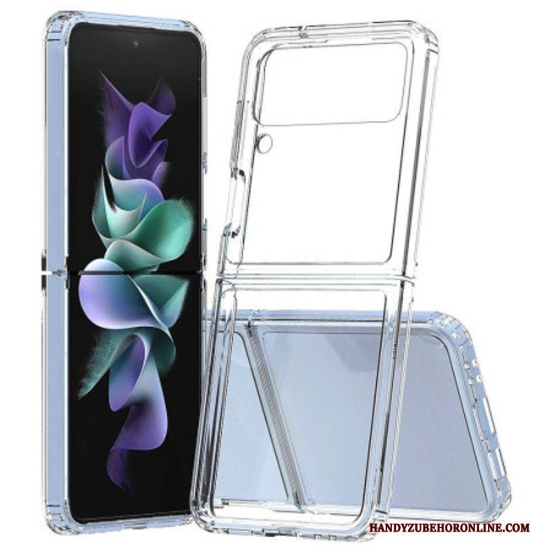 Hülle Für Samsung Galaxy Z Flip 4 Flip Case Transparente. Verstärkte Kontur
