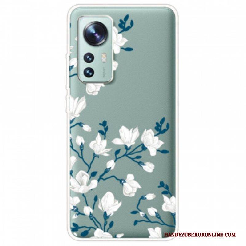 Hülle Für Xiaomi 12 / 12X Weiße Blumen