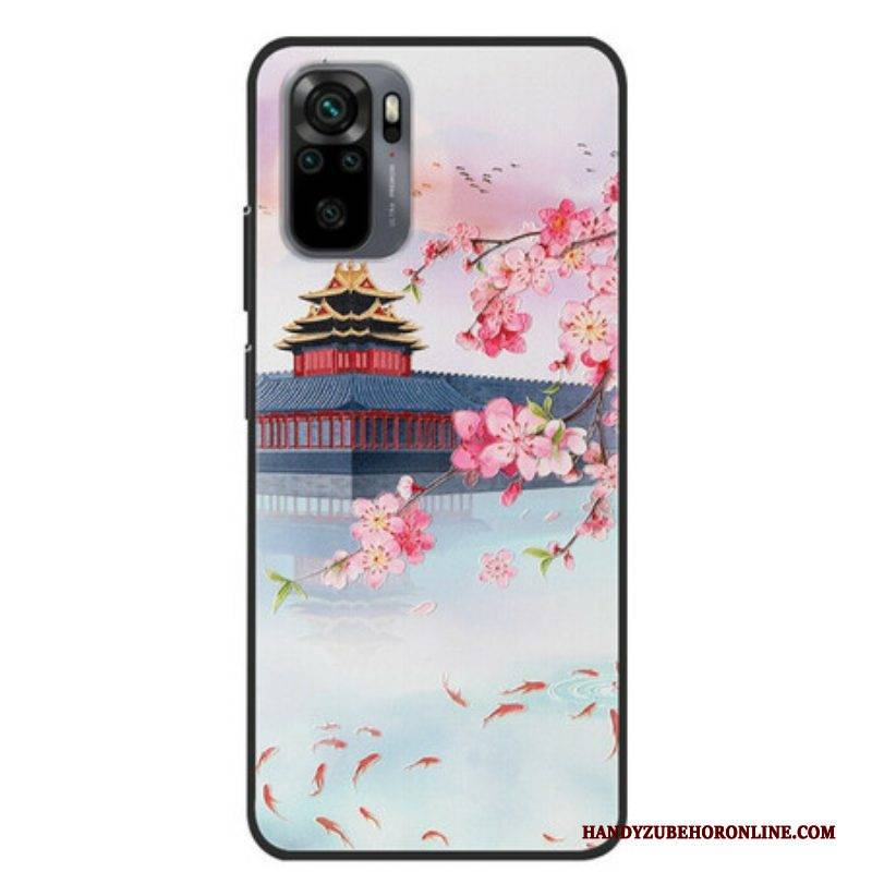 Hülle Für Xiaomi Redmi Note 10 / 10S Asiatisches Schloss