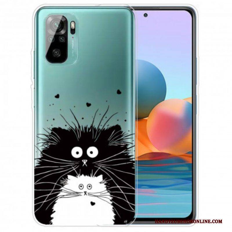 Hülle Für Xiaomi Redmi Note 10 / 10S Schauen Sie Sich Die Katzen An