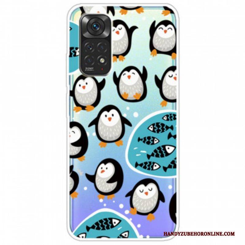 Hülle Für Xiaomi Redmi Note 11 / 11S Pinguine Und Fische