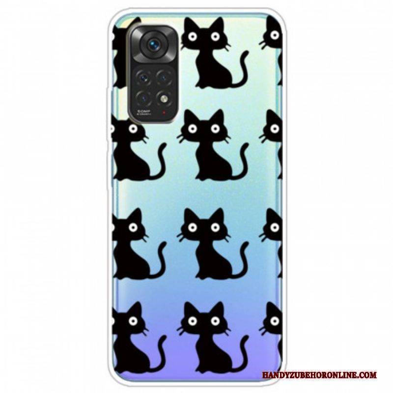 Hülle Für Xiaomi Redmi Note 11 Pro / 11 Pro 5G Mehrere Schwarze Katzen