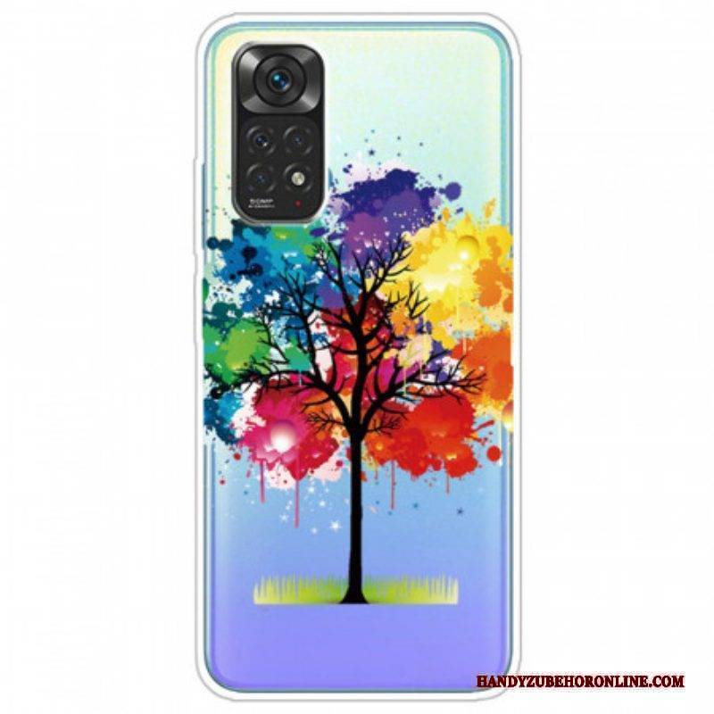 Hülle Für Xiaomi Redmi Note 11 Pro / 11 Pro 5G Nahtloser Aquarellbaum