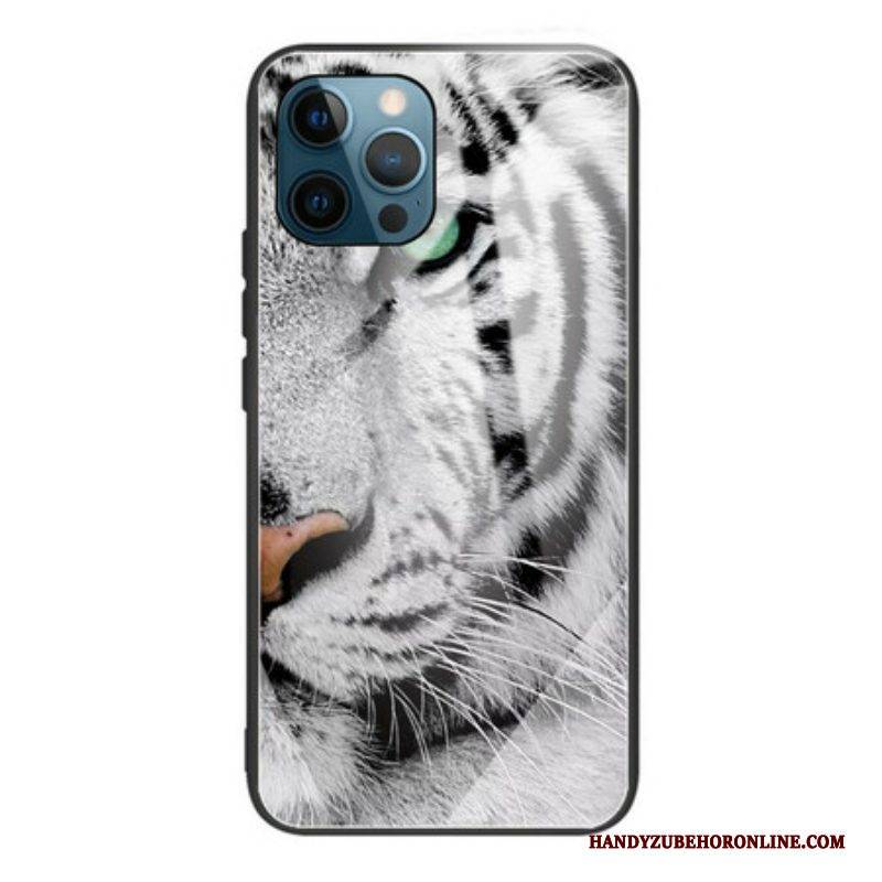 Hülle Für iPhone 13 Pro Tiger-gehärtetes Glas