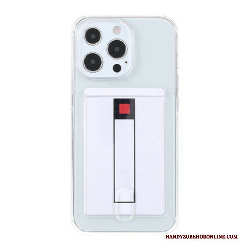 Hülle Für iPhone 13 Pro Transparenter Farbkartenhalter