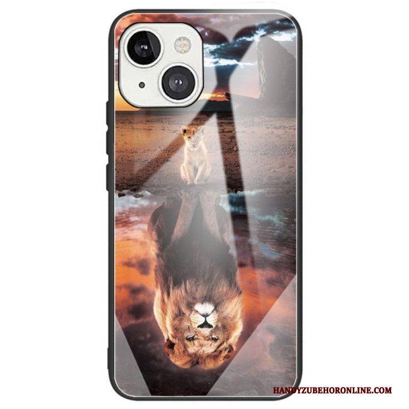 Hülle Für iPhone 14 Kitten Dream Gehärtetes Glas