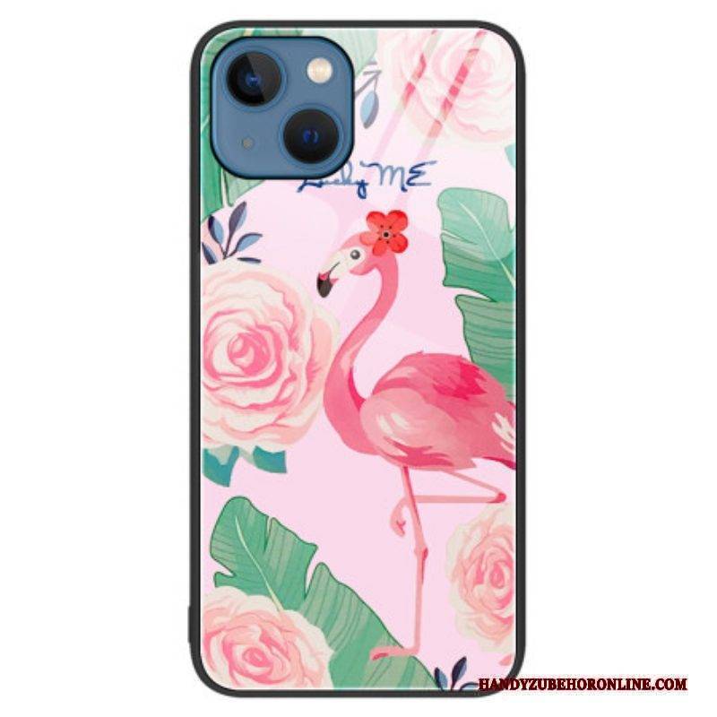 Hülle Für iPhone 15 Plus Flamingo-hartglas