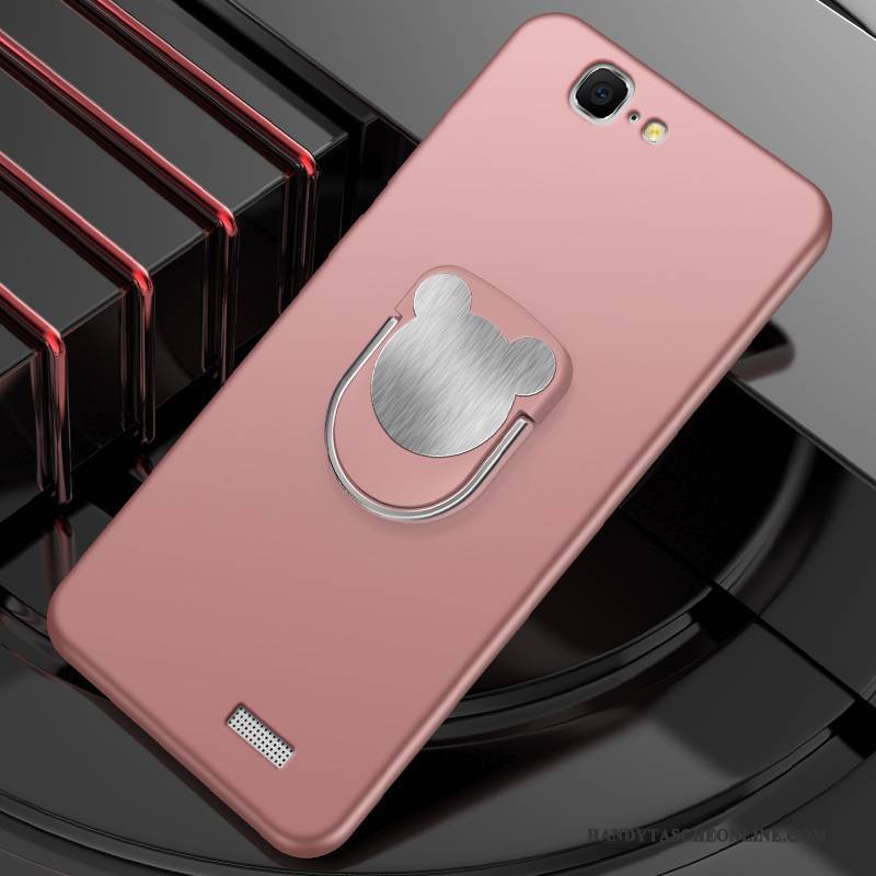 Hülle Huawei Ascend G7 Weiche Anti-sturz Handyhüllen, Case Huawei Ascend G7 Schutz Rosa An Bord