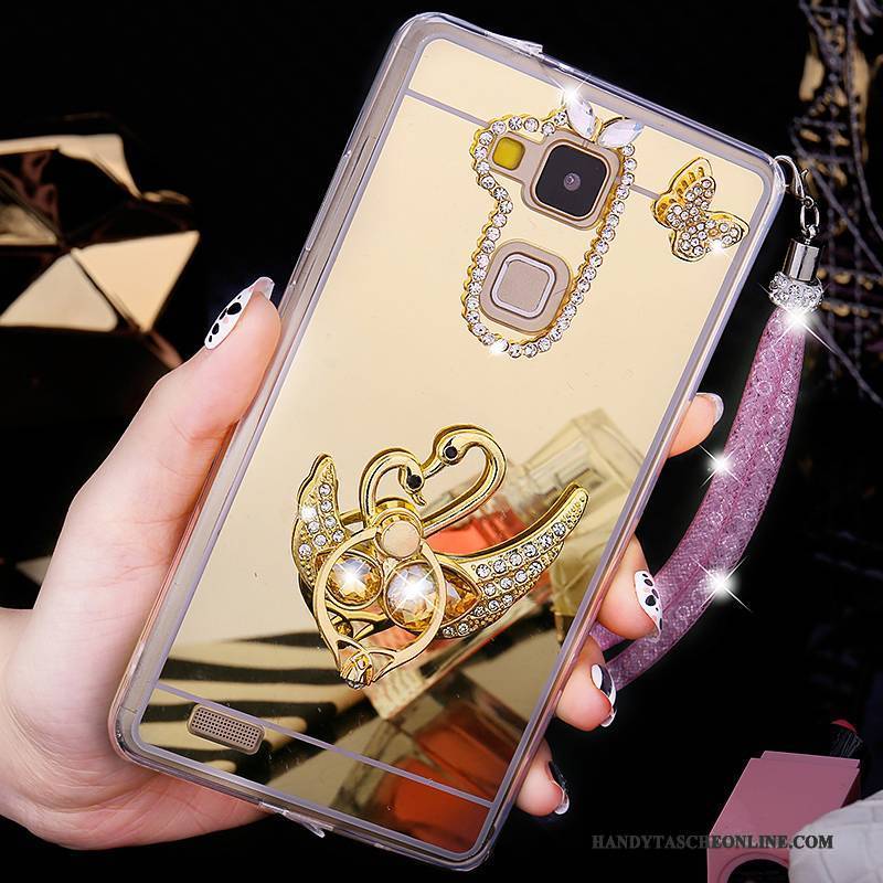 Hülle Huawei Ascend Mate 7 Kreativ Neu Handyhüllen, Case Huawei Ascend Mate 7 Strass Trend Hintere Abdeckung