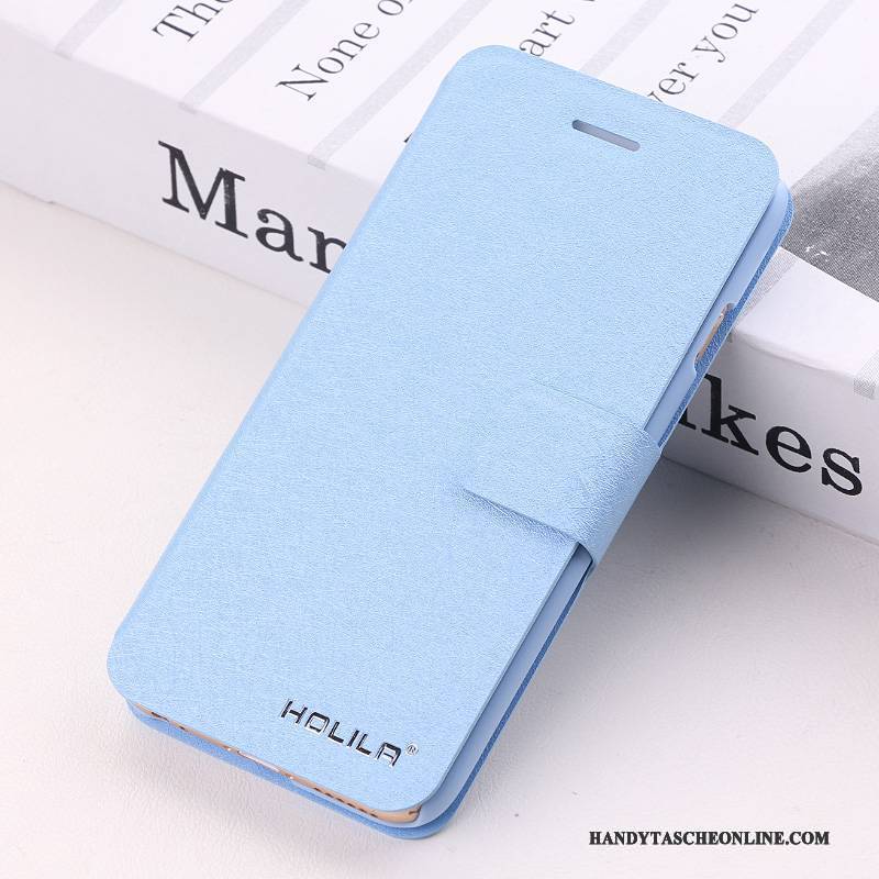 Hülle Huawei G7 Plus Folio Anti-sturz Blau, Case Huawei G7 Plus Lederhülle Handyhüllen
